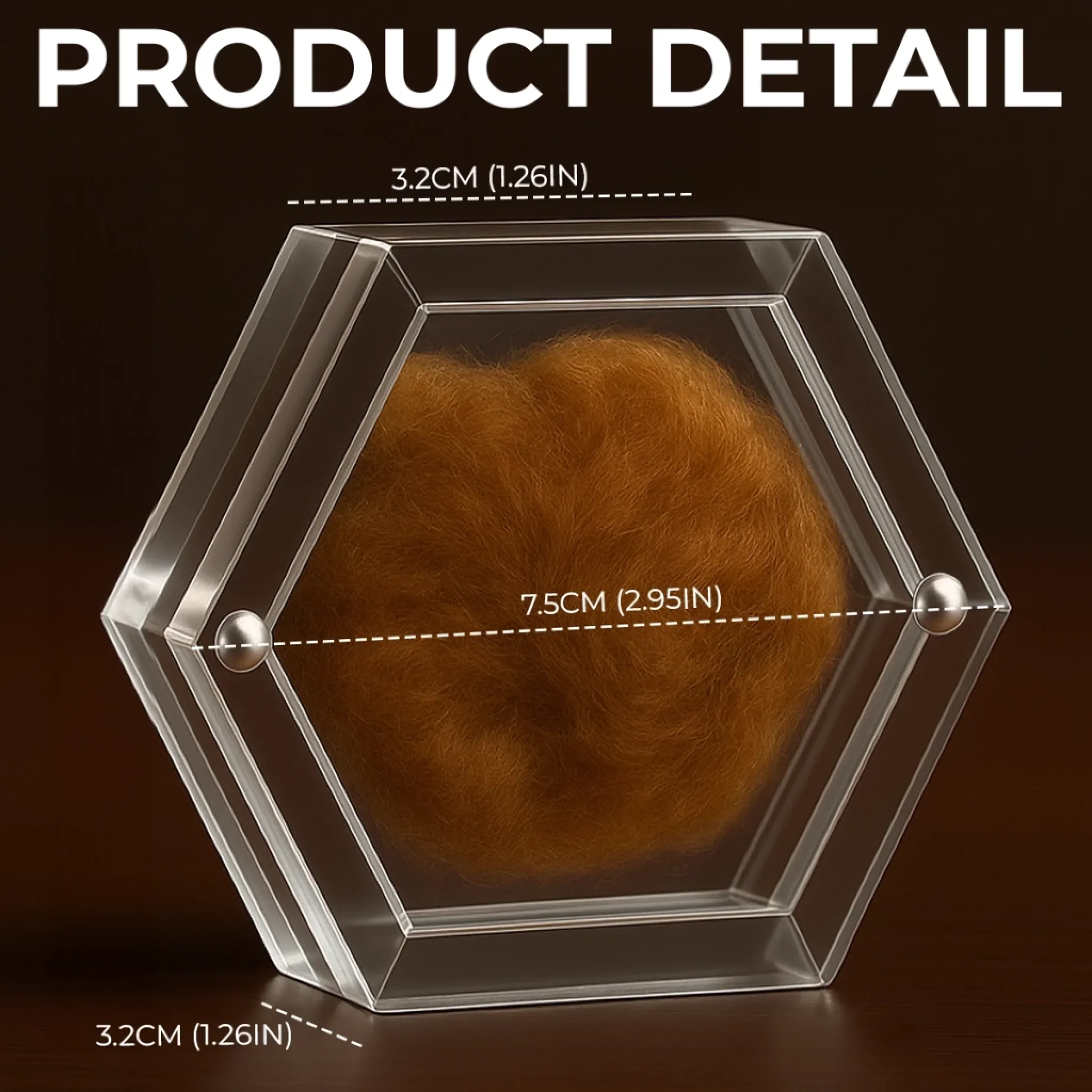 Custom Photo Pet Fur Keepsake - Personalized Pet Memorial Gifts For Dogs - Always In My Heart