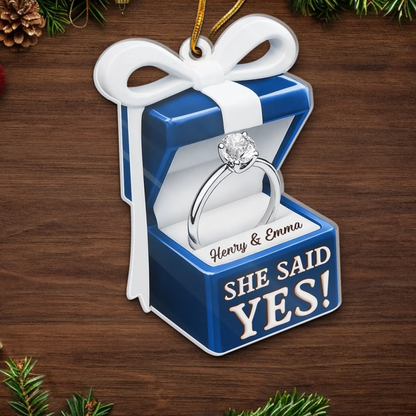 We’re Getting Married - Personalized Acrylic Ornament