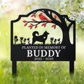 Custom Metal Garden Stake - Personalized Pet Memorial Sympathy Gifts For Dogs, Cats - Always Loved, Never Forgotten