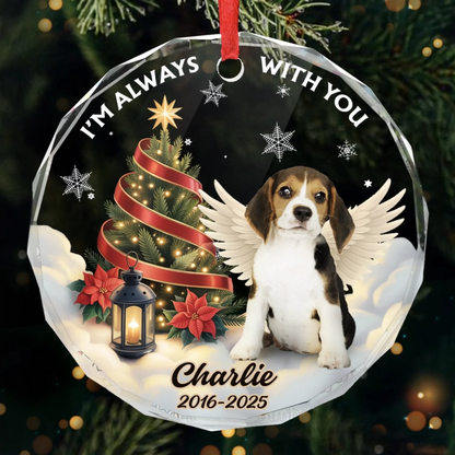 Forever By My Side - Personalized Acrylic Circle Ornament