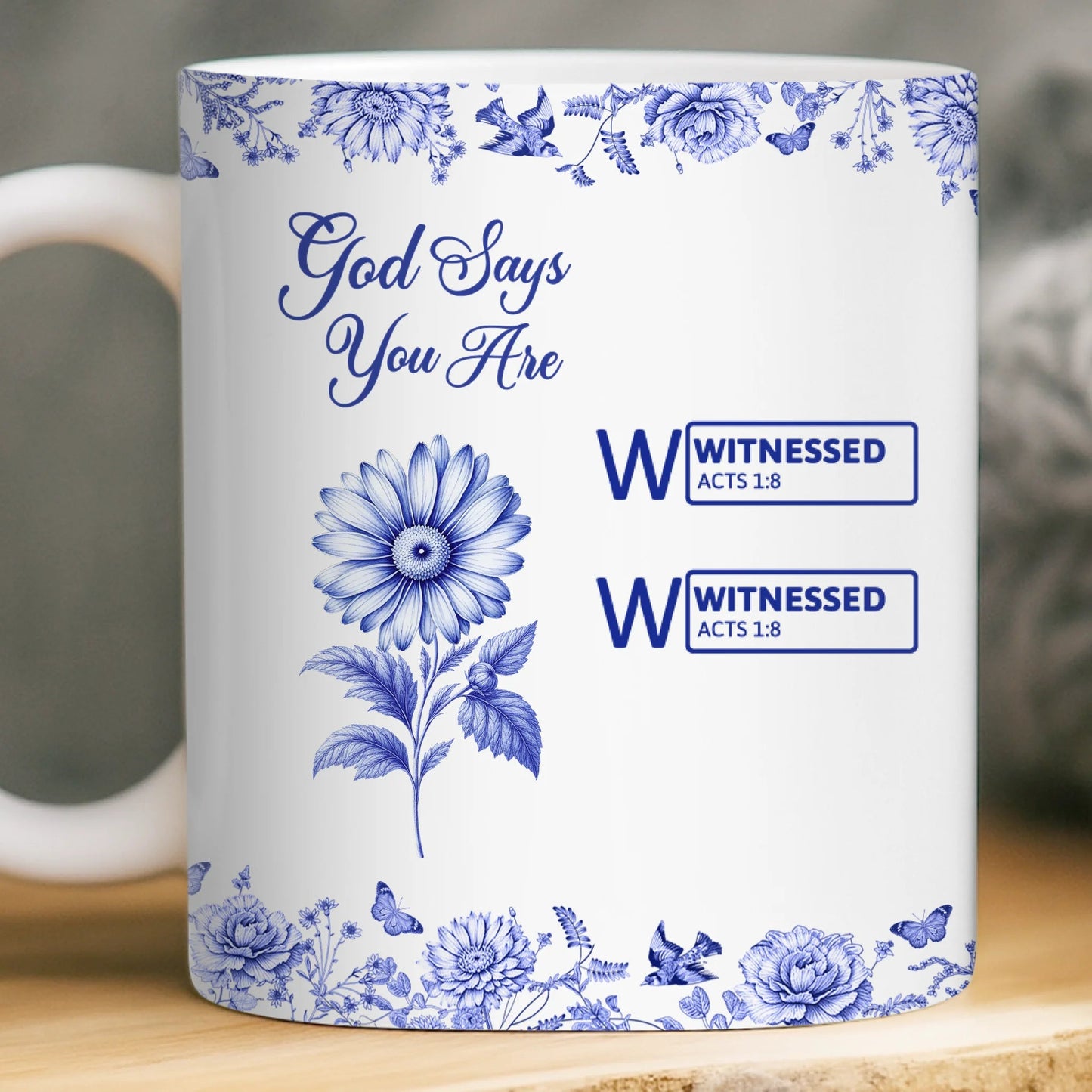 Custom Mug - Personalized Best Friend Birthday Gifts For Women, Besties, Sisters, BFF - God Says I Am Enough