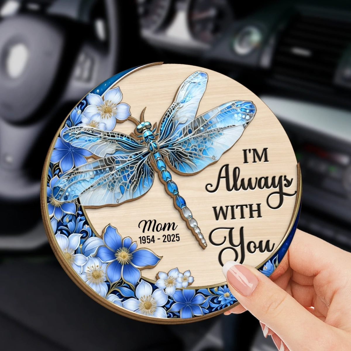 I'm Always With You - Personalized Custom Car Visor Clip