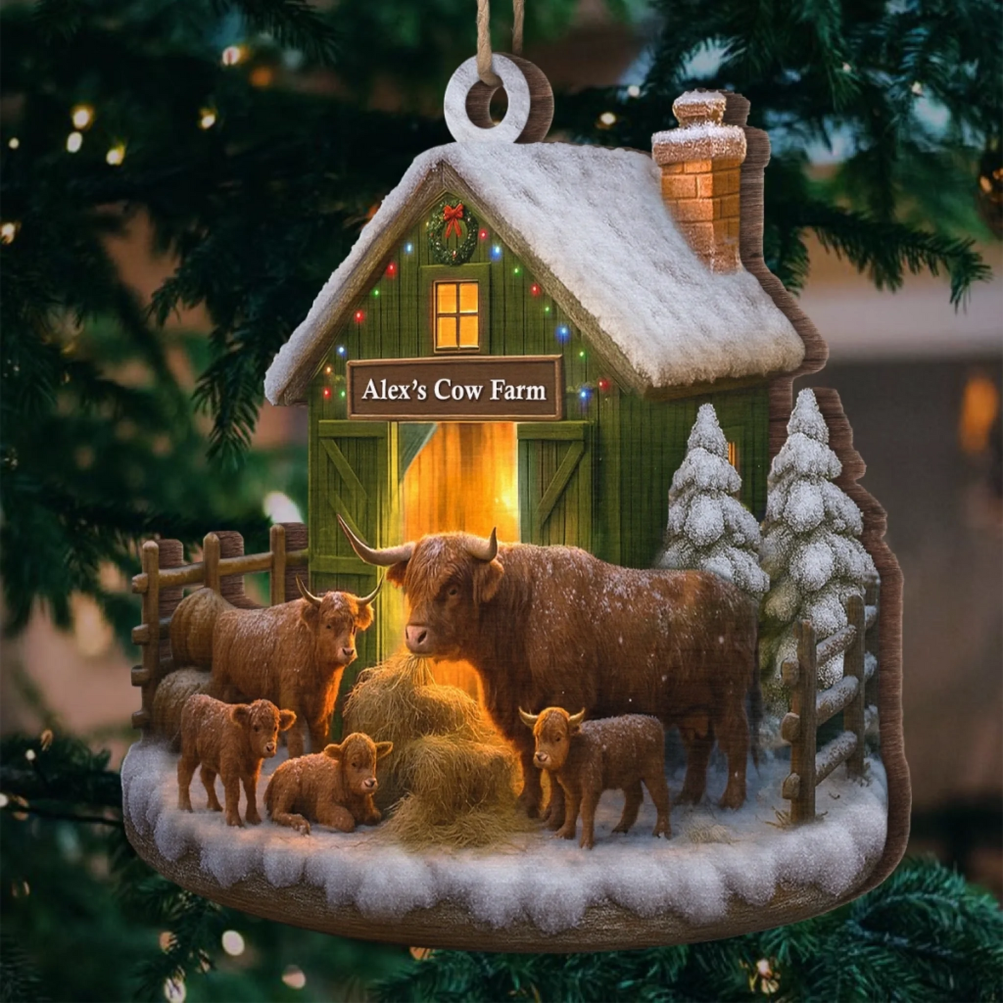 Gia Đình - Hồng Y Mẹ Bố Bà Ông Nội Hồng Y Vòng Tròn Trang Trí