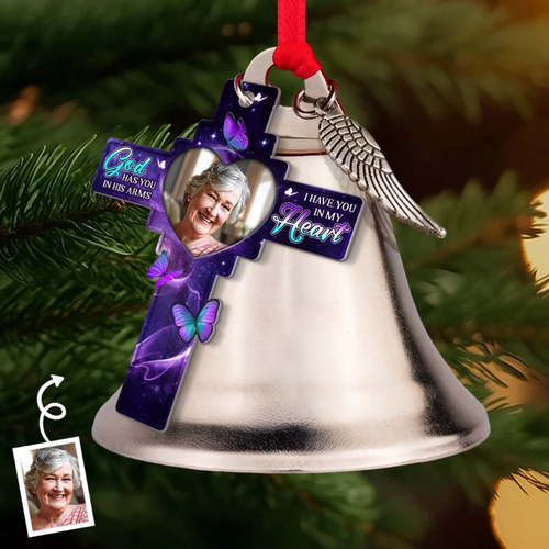 We Hold You In Love - Personalized Bell Ornament With Charms