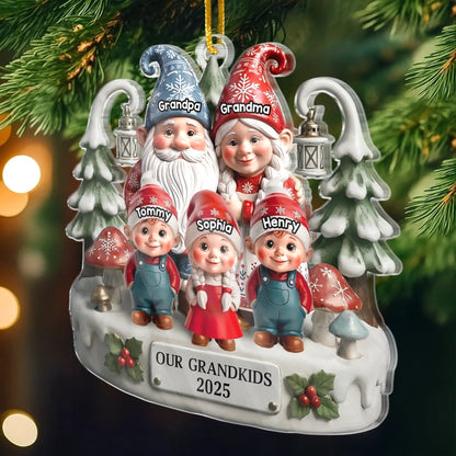 Custom Acrylic Ornament - Personalized Christmas Birthday Gifts For Mom, Dad, Grandma, Grandpa, Kids - Together Home Feels More Magical