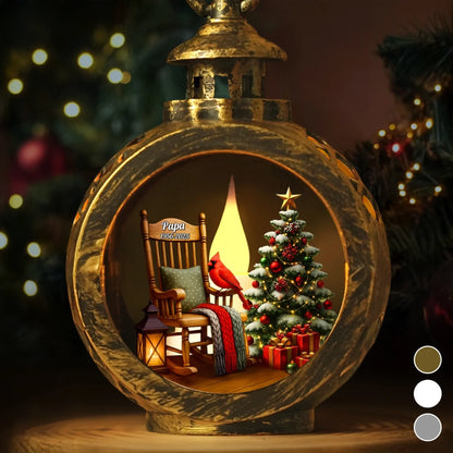 Custom Candlelight Lantern Ornament - Personalized Christmas Memorial Sympathy Gifts For Loss Of Mom, Dad - In Memory Of A Life