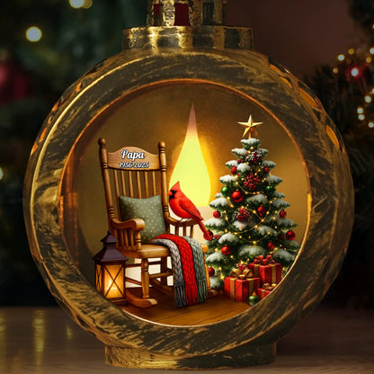 Custom Candlelight Lantern Ornament - Personalized Christmas Memorial Sympathy Gifts For Loss Of Mom, Dad - In Memory Of A Life