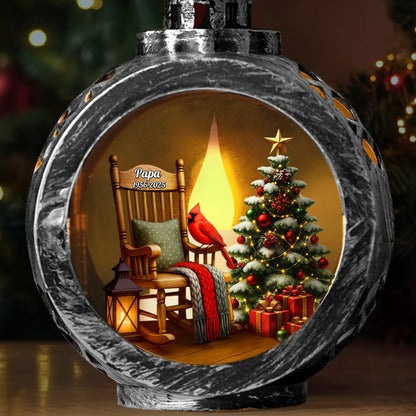 Custom Candlelight Lantern Ornament - Personalized Christmas Memorial Sympathy Gifts For Loss Of Mom, Dad - In Memory Of A Life