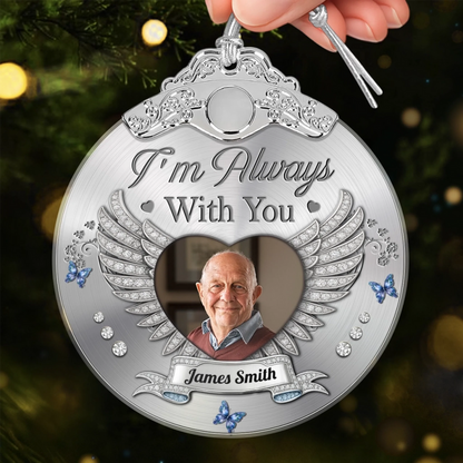 Memorial Sympathy Gifts For Loss Of Mom, Dad - A Life That Shines On - Personalized Acrylic Ornament