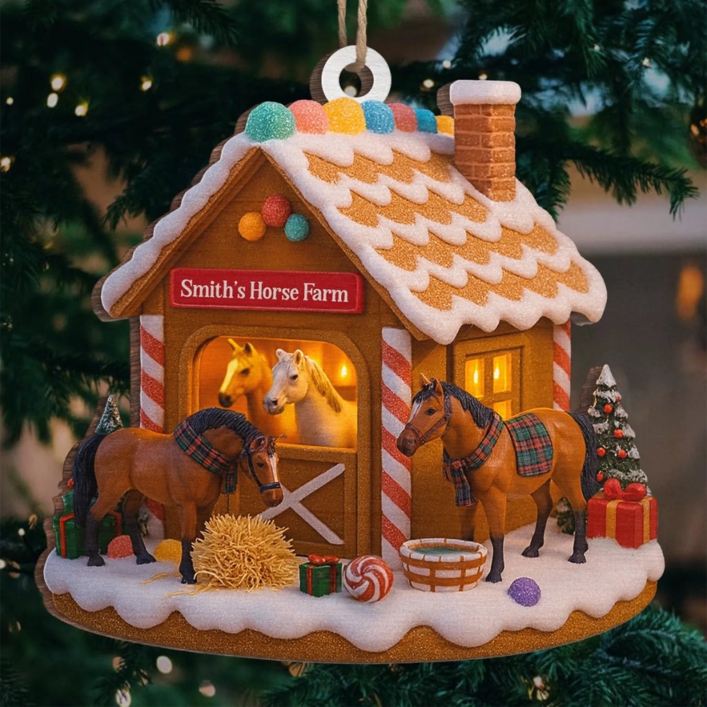 Gia Đình - Hồng Y Mẹ Bố Bà Ông Nội Hồng Y Vòng Tròn Trang Trí