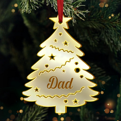 Our Family Tree Shines Bright - Personalized Acrylic Ornament