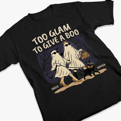 Custom Unisex T-shirt, Premium T-shirt, Hoodie - Personalized Halloween Birthday Gifts For Women, Besties, Sisters, BFF - Best Friends Forever And Boo