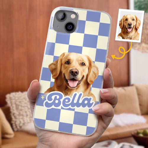 Custom Photo Clear Phone Case - Personalized Birthday Gifts For Dog Cat Lovers, Dog Dad And Mom, Cat Owners - Puppy Love On Repeat