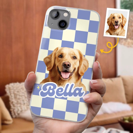Custom Photo Clear Phone Case - Personalized Birthday Gifts For Dog Cat Lovers, Dog Dad And Mom, Cat Owners - Puppy Love On Repeat
