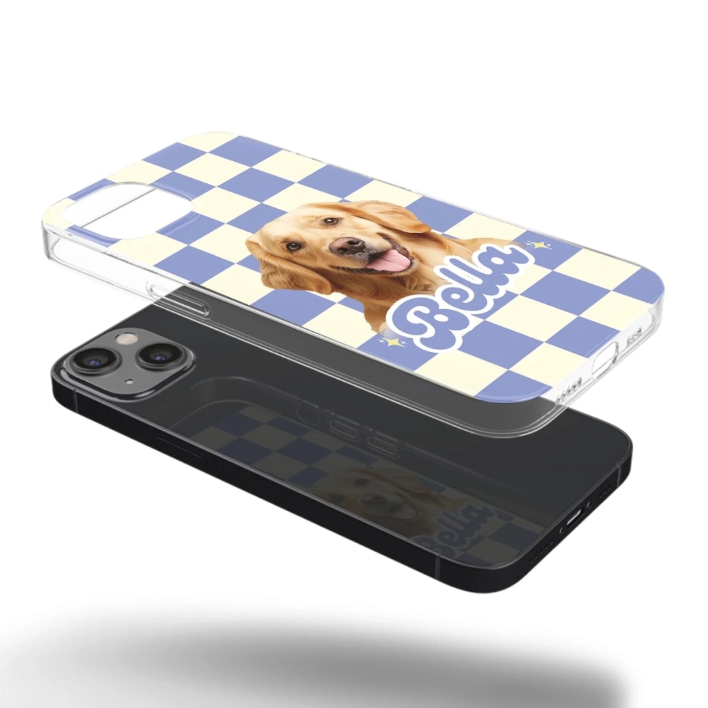 Custom Photo Clear Phone Case - Personalized Birthday Gifts For Dog Cat Lovers, Dog Dad And Mom, Cat Owners - Puppy Love On Repeat