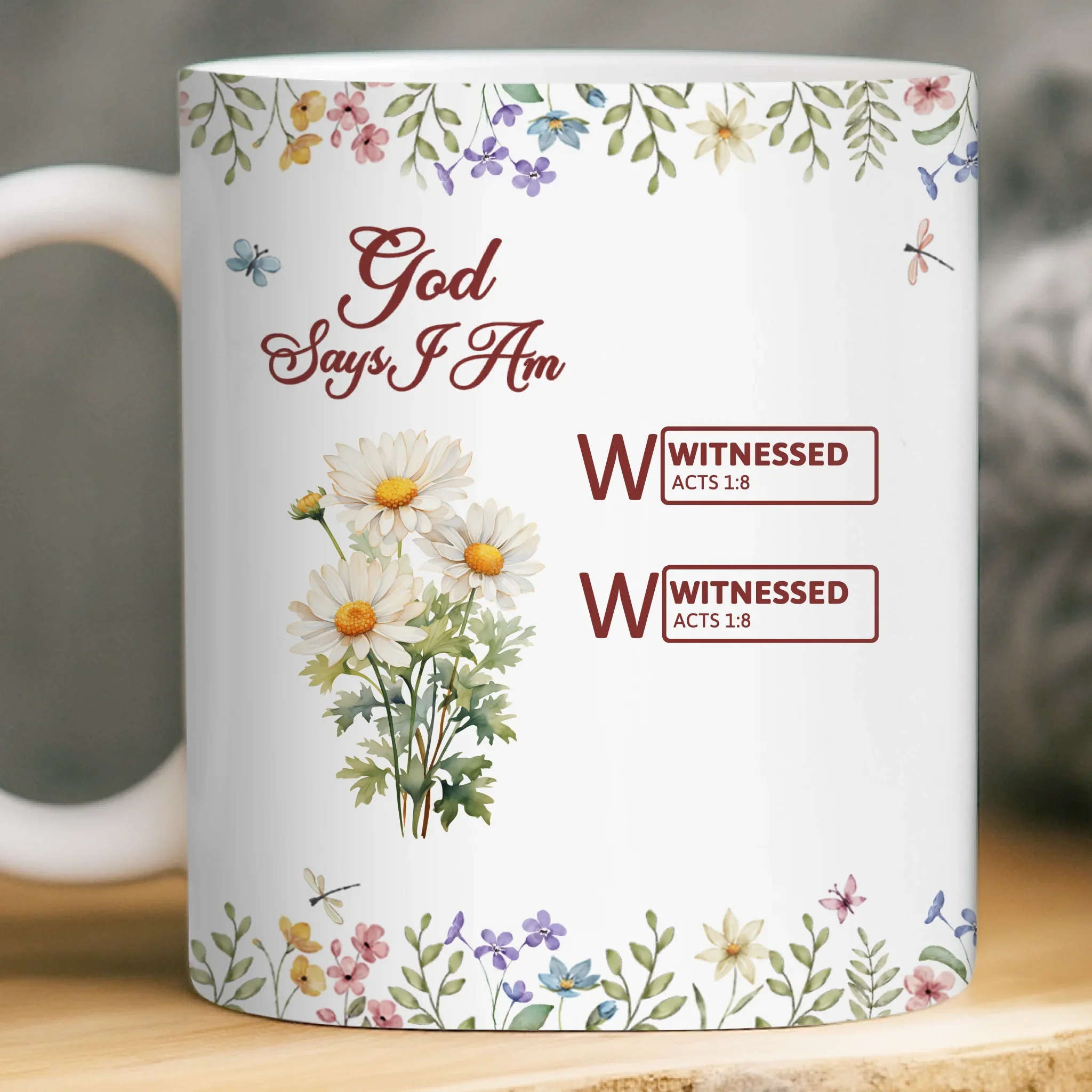 Custom Mug - Personalized Birthday Gifts For Women, Besties, Sisters, BFF, Yourself - Together, Just As God Planned