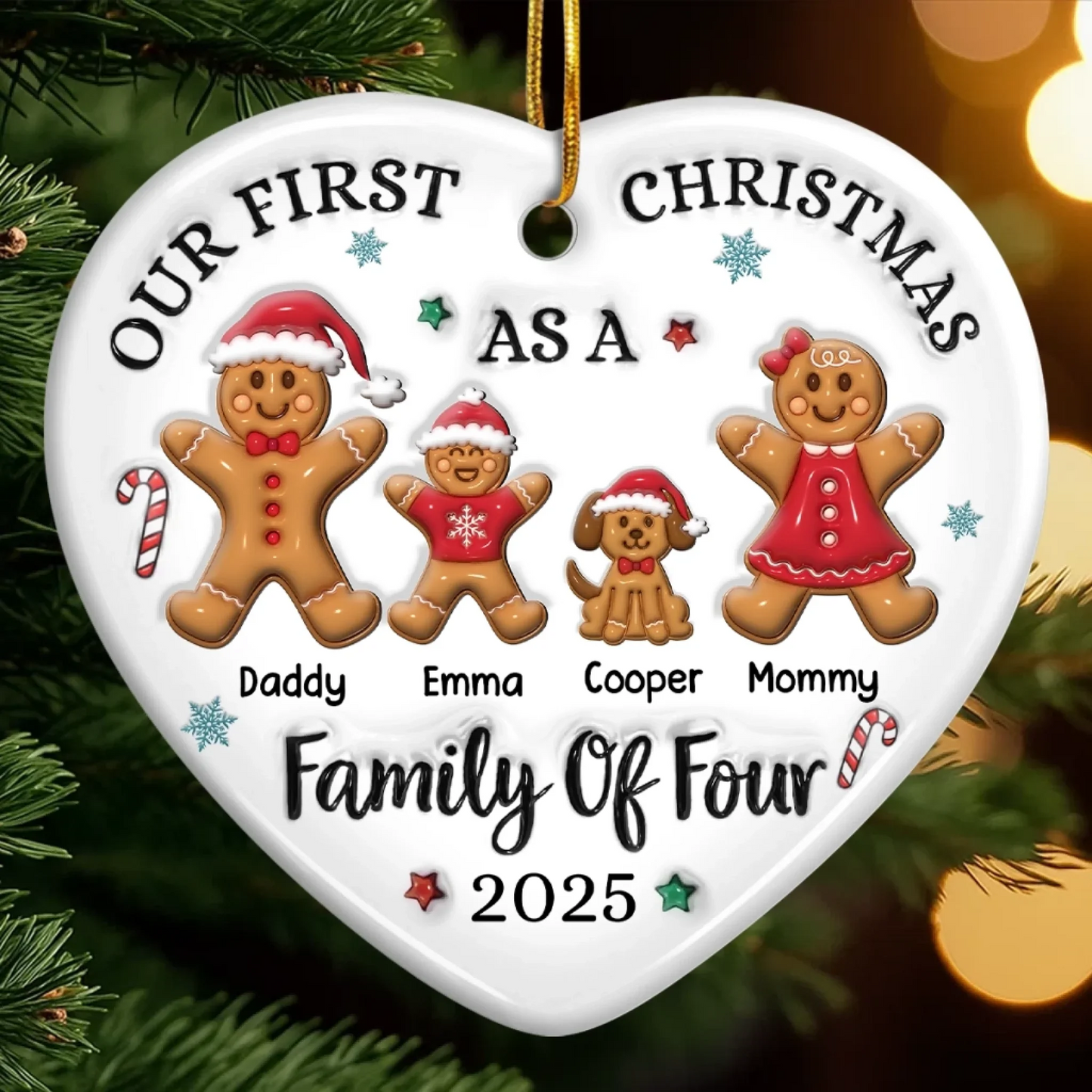 Gia Đình - Hồng Y Mẹ Bố Bà Ông Nội Hồng Y Vòng Tròn Trang Trí