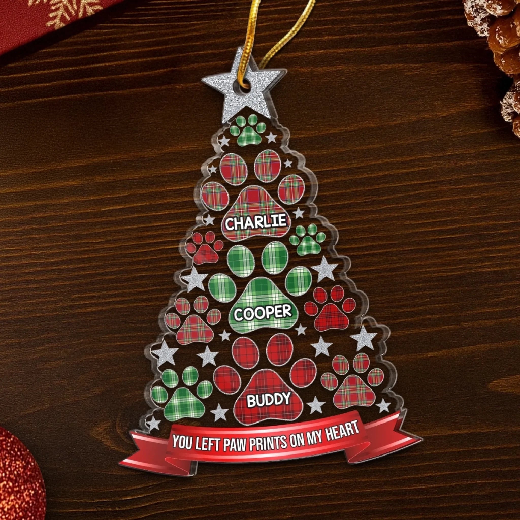 Gia Đình - Hồng Y Mẹ Bố Bà Ông Nội Hồng Y Vòng Tròn Trang Trí