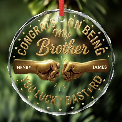 Best Gift Is You - Personalized Acrylic Circle Ornament