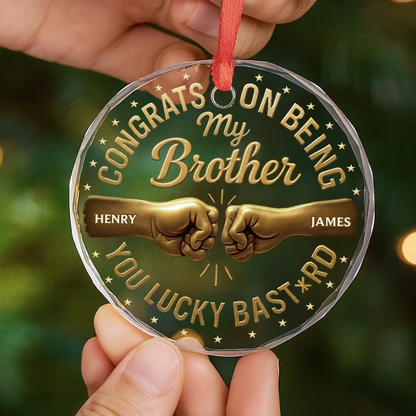 Best Gift Is You - Personalized Acrylic Circle Ornament