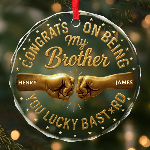 Best Gift Is You - Personalized Acrylic Circle Ornament