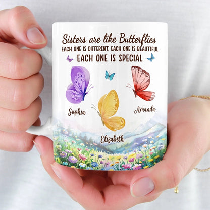 Custom Mug - Personalized Best Friend Birthday Gifts For Women, Besties, Sisters, BFF - True Friends Forever Always