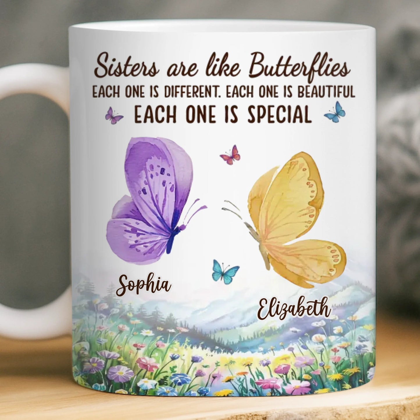 Custom Mug - Personalized Best Friend Birthday Gifts For Women, Besties, Sisters, BFF - True Friends Forever Always