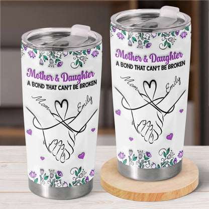 Custom Tumbler - Personalized Birthday Gifts For Mom, Daughter - Love Poured Daily