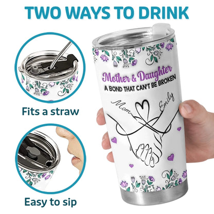 Custom Tumbler - Personalized Birthday Gifts For Mom, Daughter - Love Poured Daily