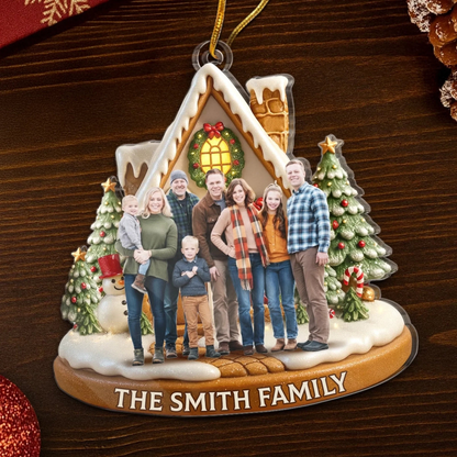 Christmas Sparkles With Love At Home - Personalized Acrylic Ornament