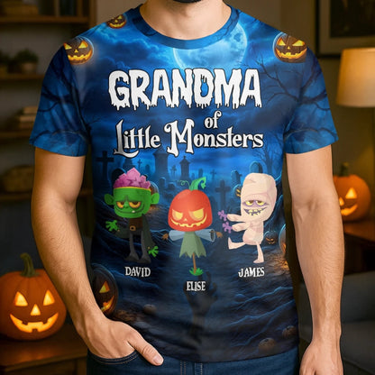 Custom Unisex T-shirt - Personalized Halloween Birthday Gifts For Mom, Grandma - Spooky Season Vibes Only