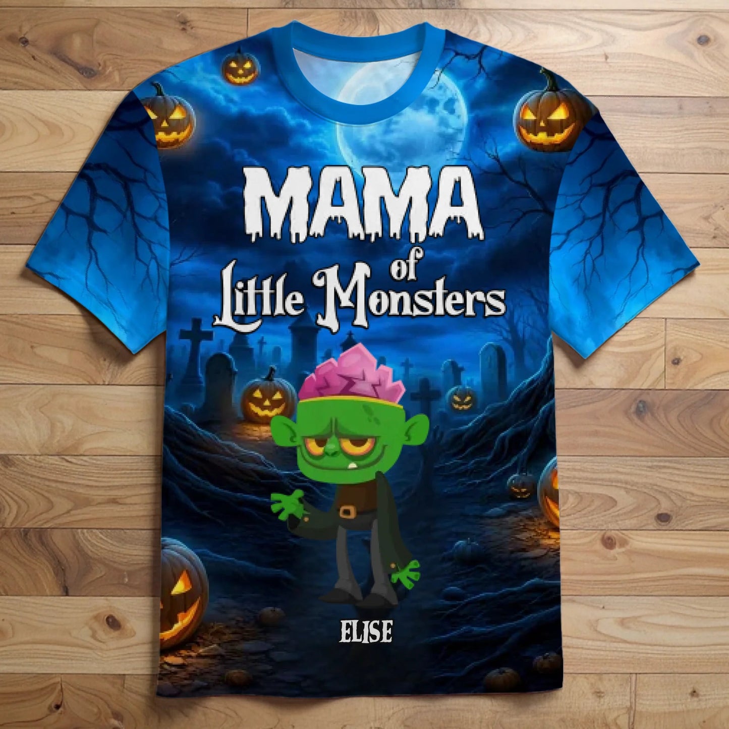 Custom Unisex T-shirt - Personalized Halloween Birthday Gifts For Mom, Grandma - Spooky Season Vibes Only