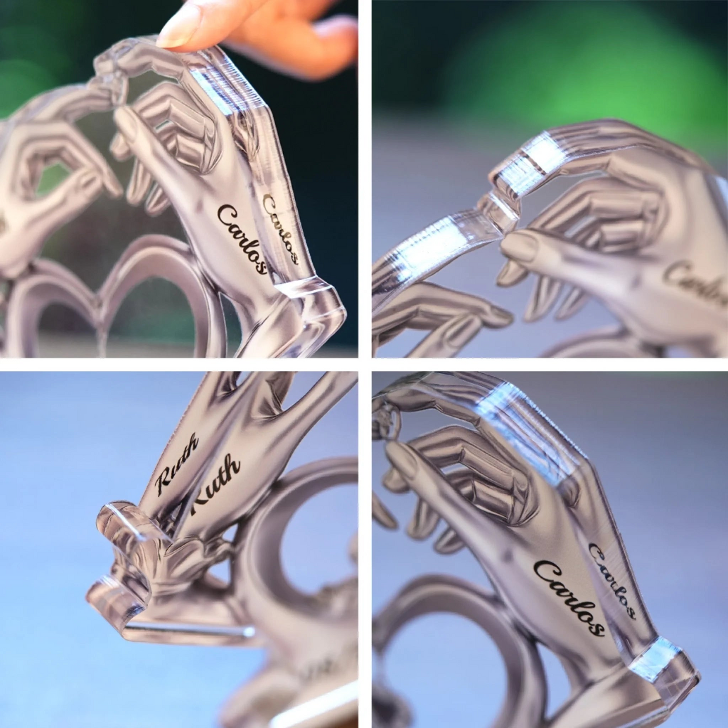 Anniversary Wedding Gifts For Husband And Wife, Him And Her - Love’s Perfect Match - Personalized Acrylic Plaque