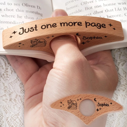 Custom Book Page Holder - Personalized Christmas Bookish Gifts For Book Lovers, Bookworms, Readers - Dreams Begin Between The Pages