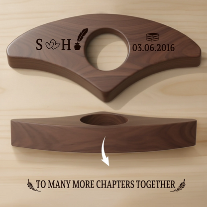 Custom Book Page Holder - Personalized Christmas Bookish Gifts For Husband And Wife, Book Lovers, Bookworms, Readers - Lost In Stories Found In Words