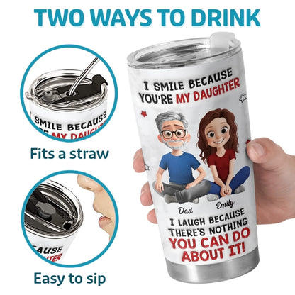 Custom Tumbler - Personalized Birthday Gifts For Mom, Dad, Daughter - Stay Cozy Stay Loved