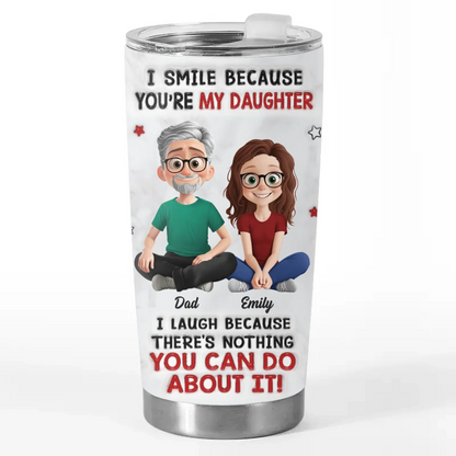 Custom Tumbler - Personalized Birthday Gifts For Mom, Dad, Daughter - Stay Cozy Stay Loved