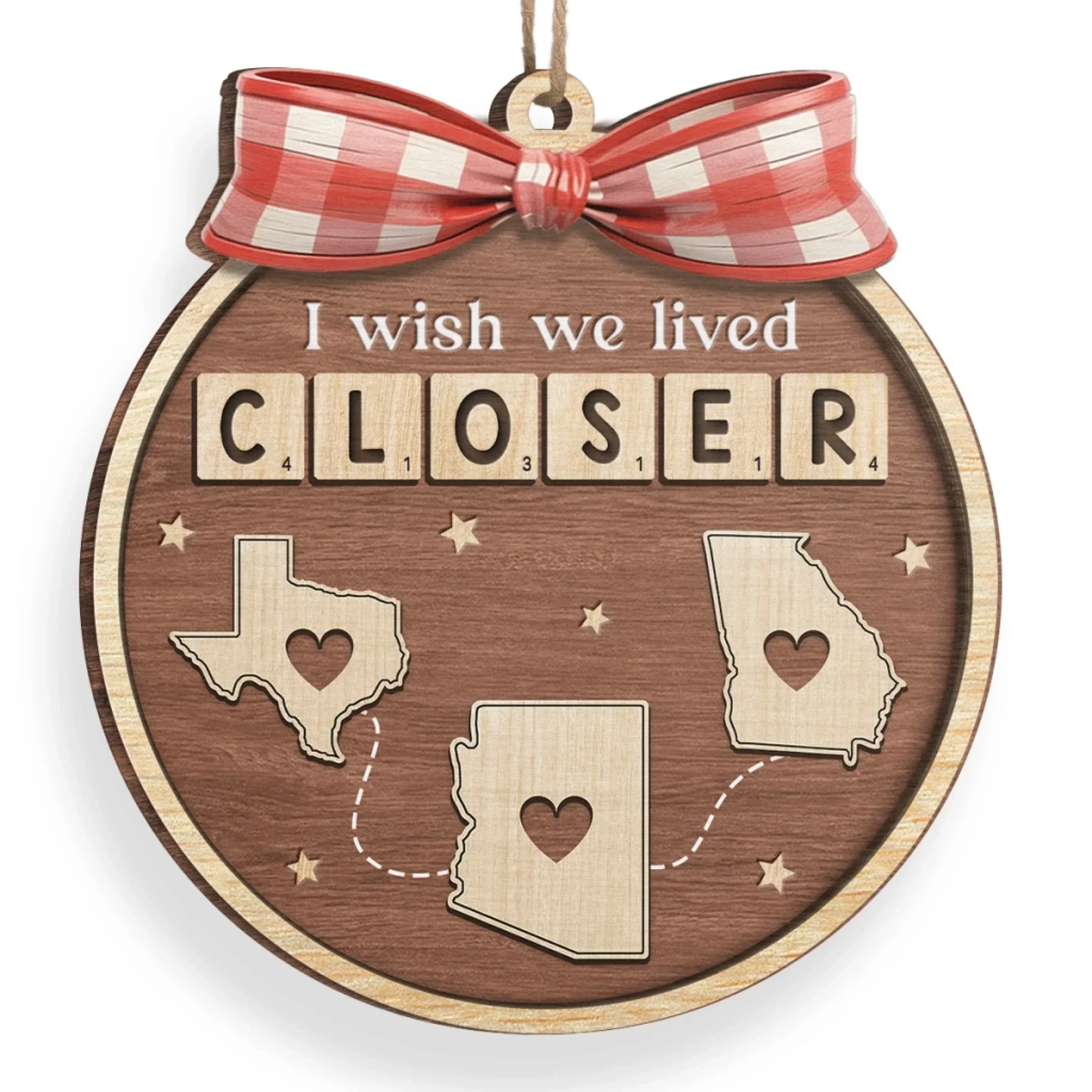 Gia Đình - Hồng Y Mẹ Bố Bà Ông Nội Hồng Y Vòng Tròn Trang Trí