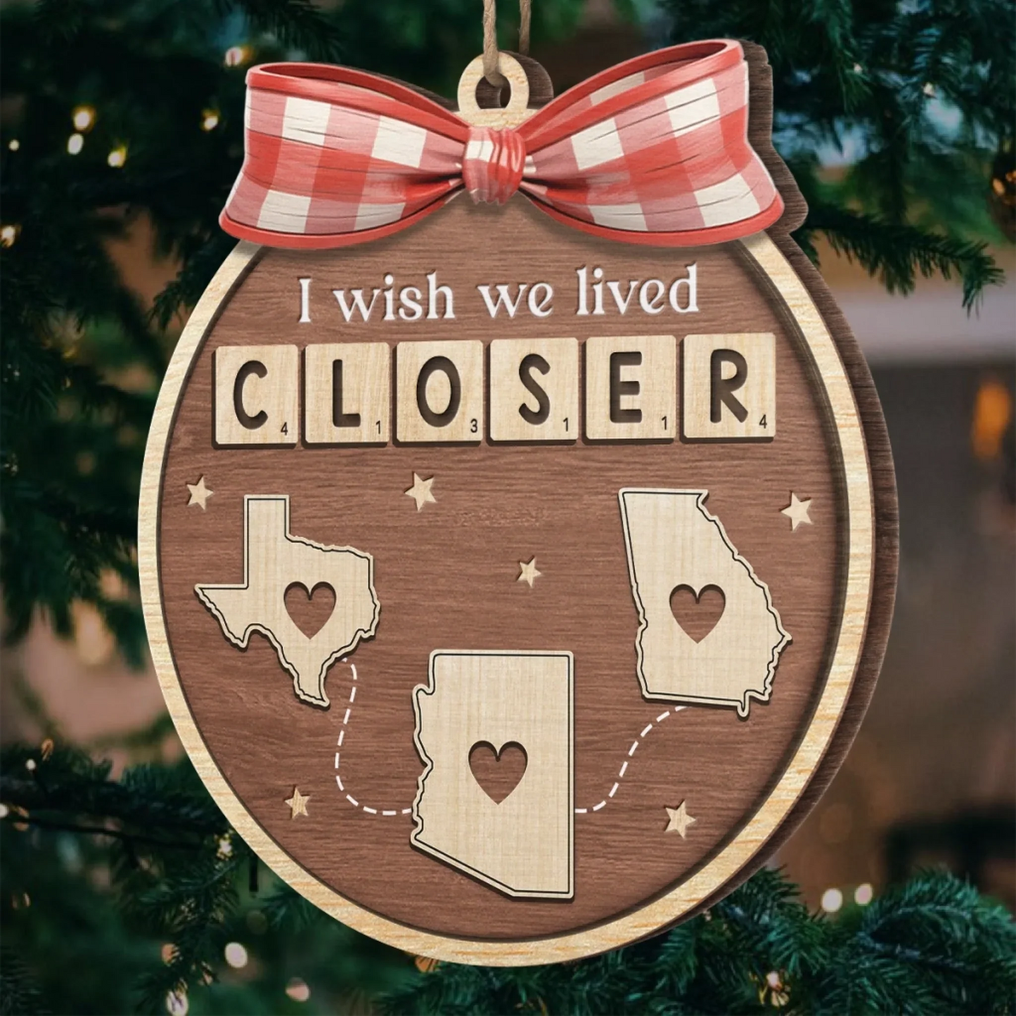 Gia Đình - Hồng Y Mẹ Bố Bà Ông Nội Hồng Y Vòng Tròn Trang Trí