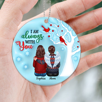 Always With You Berry Tree 3D Inflated Family Memorial Keepsake Personalized Acrylic Ornament