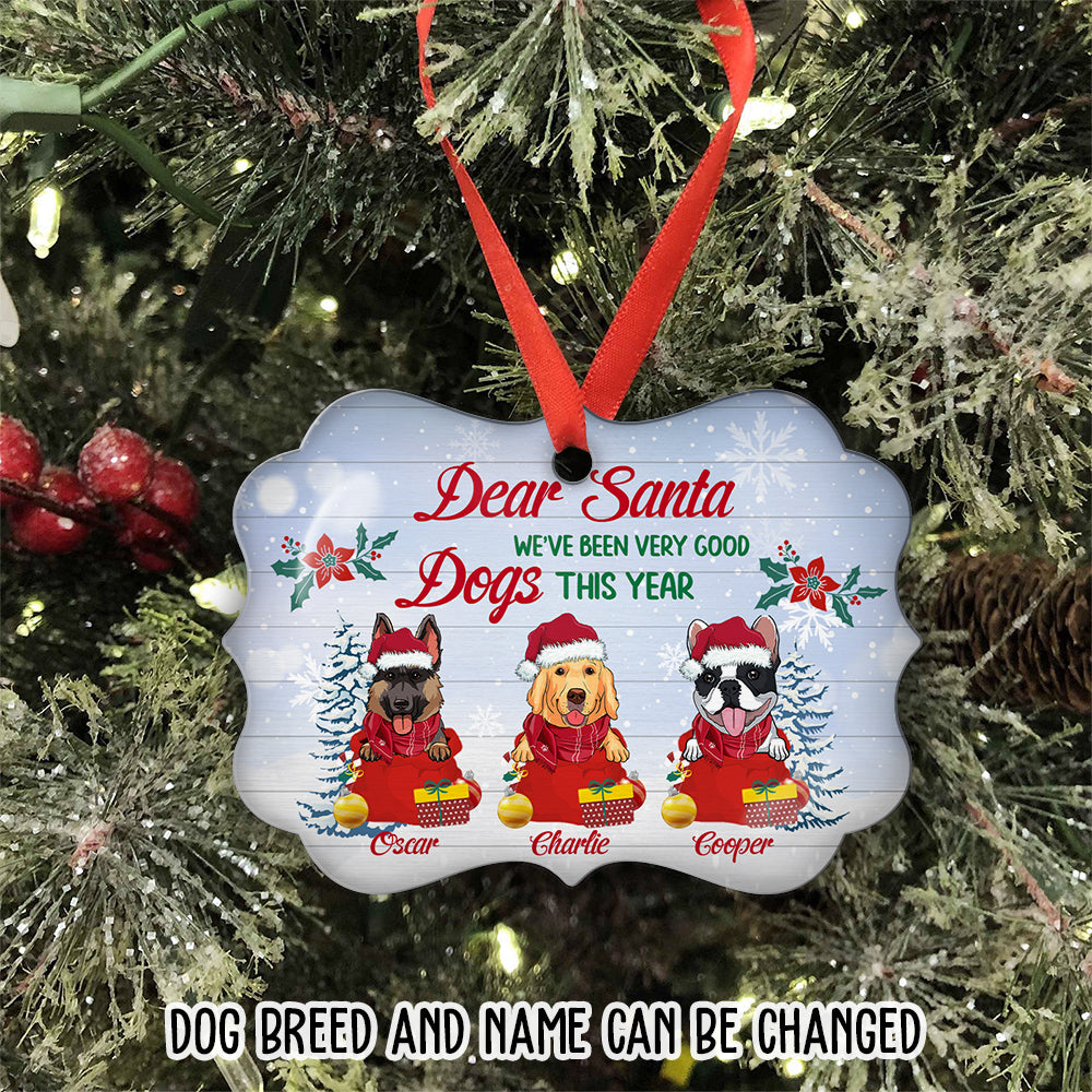 Dear Santa - Personalized Custom Acrylic Ornament