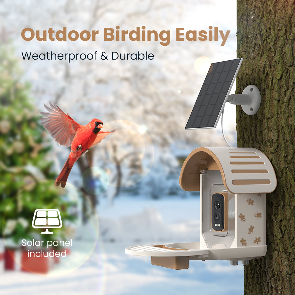 Vinguys Smart Bird Feeder V-Feeder Christmas Limited Editon