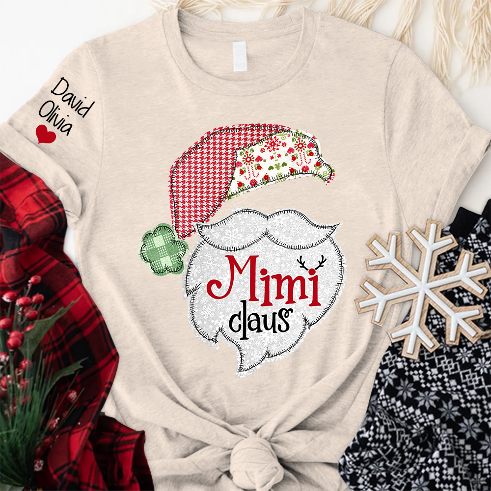 Mimi Claus Christmas With Grandkids T-Shirt