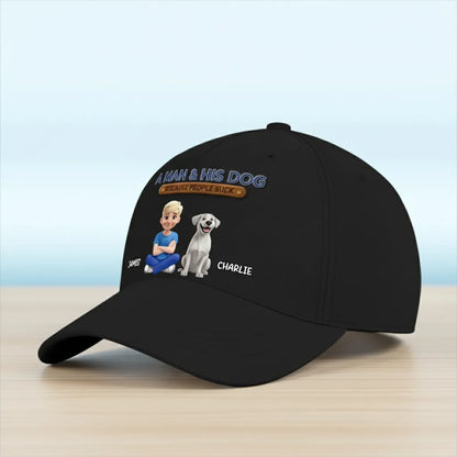 Custom Hat, All Over Print Classic Cap - Personalized Birthday Gifts For Dog Lovers, Dog Dad And Mom - The Pack’s Favorite Human