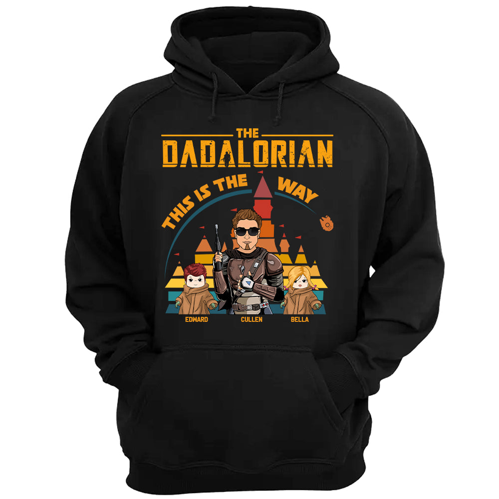 The Dadalorian This Is The Way - Personalized Shirt For Dad