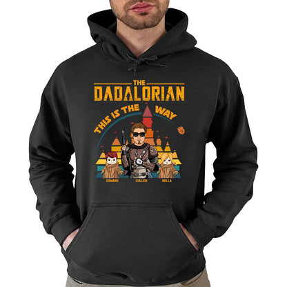 The Dadalorian This Is The Way - Personalized Shirt For Dad