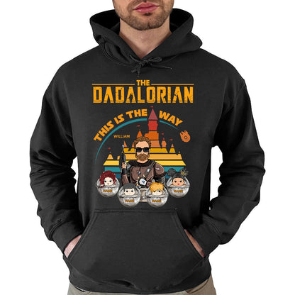 The Dadalorian This Is The Way - Personalized Shirt For Dad