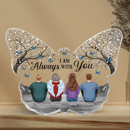 Butterflies Blossom Tree Always With You Memorial Remembrance Gift Personalized Butterfly Acrylic Plaque