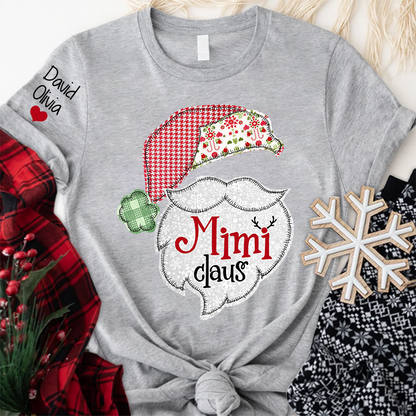 Mimi Claus Christmas With Grandkids T-Shirt