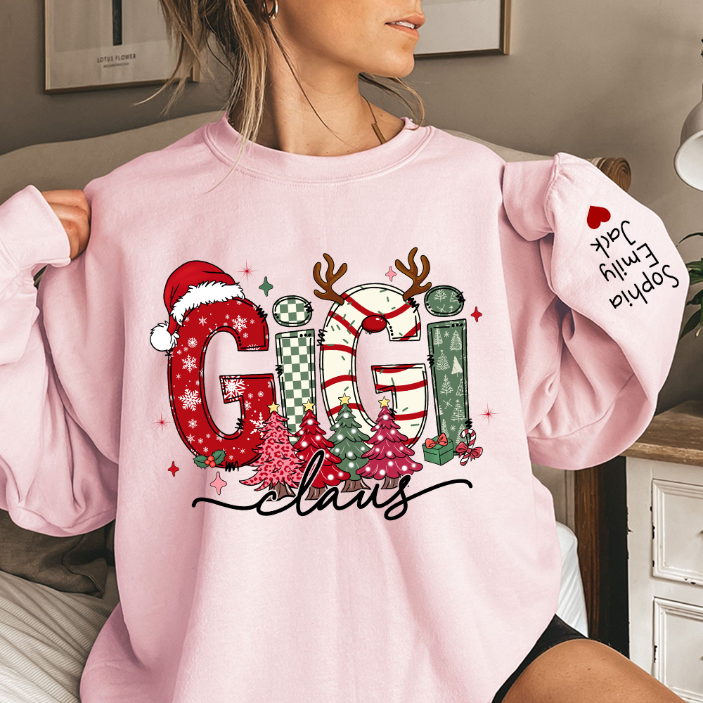 Personalized Christmas Grandma, Tree Christmas For Grandma, Gift Gigi And Kids